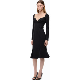 Pinko Midi Φόρεμα για Γάμο / Βάπτιση Μεταξωτό Μαύρο 107859A3MI-Z99 Pinko Midi Φόρεμα για Γάμο / Βάπτιση Μεταξωτό Μαύρο 107859A3MI-Z99