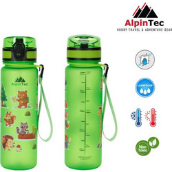 Alpintec Forest Animal Παιδικό Παγούρι Πλαστικό BPA Free Πράσινο 500ml
