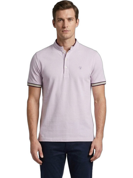 Versace Ανδρική Μπλούζα Polo Κοντομάνικη Ροζ VJ0PC20V7J392-V520