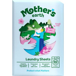 EcoLiving Mother's Earth Spring Blossom Απορρυπαντικό Πλυντηρίου σε Φύλλα Οικολογικό 60 Πλύσεις