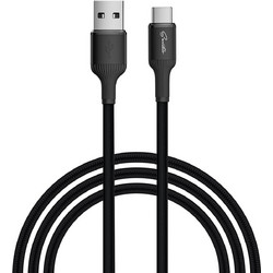 Sentio CC307-AC Braided USB-A to USB-C 60W 1.2m Black
