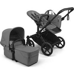 Bugaboo Donkey 6 Complete Καρότσι Μωρού 2 σε 1 Black/Moon Grey