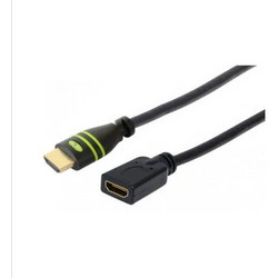 Techly Καλώδιο HDMI 1.4 HDMI Male to HDMI Female 1.8m Black ICOC-HDMI-4-EXT018