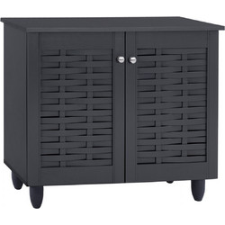 B2BMarkt Παπουτσοθήκη Ξύλινη Cassiope M77xΠ34xΥ67.5cm 0520966