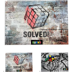 Graffiti Rubik's Διάφορα Σχέδια Μπλοκ Ζωγραφικής A4 30 Φύλλων 26618