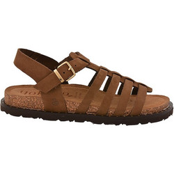 Yokono Bolus Γυναικεία Σανδάλια Suede Καφέ 107
