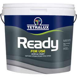 Tetralux READY ACRYL Ακρυλικό Χρώμα Εξωτερικού Χώρου Λευκό 10lt