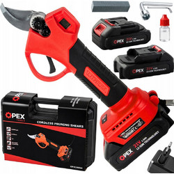 Opex 28004V Ψαλίδι Κλαδέματος Μπαταρίας 21V 2x1.5Ah με Κοπή 25mm