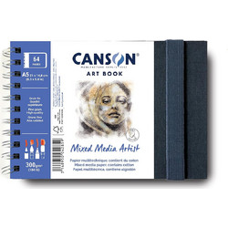 Canson Art Book Μπλοκ Σχεδίου A5 Mixed Media 300gr/m² 56 Φύλλα