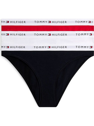 Tommy Hilfiger Βαμβακερά Γυναικεία Slip 3Pack UW0UW06442-0WS