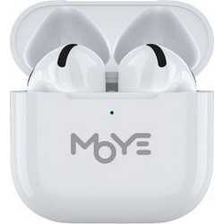Moye Aurras 3 Lite Ακουστικά Bluetooth In Ear White