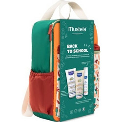 Mustela Back to School Detangling & Nourishing Cream Shampoo 200ml + Detangling & Nourishing Care 200ml + Gel Arnica & Calendula Bio 100ml + Σχολική Τσάντα