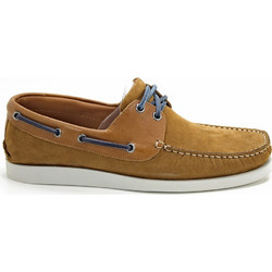 Damiani Ανδρικά Μοκασίνια Boat Shoes Καστόρινα Ταμπά D1801