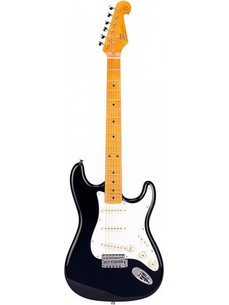 SX Guitars SST57 Ηλεκτρική Κιθάρα ST Style με Ταστιέρα Maple Black