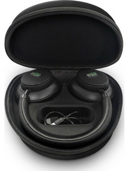 Lacoste Petit Pique LH04 Ασύρματα Bluetooth Ακουστικά Over Ear με Noise Cancelling Μαύρα