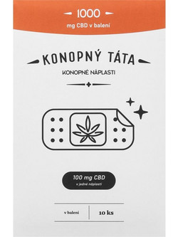 Konopny Tata 1000mg CBD Θερμαντικά Έμπλαστρα 10τμχ
