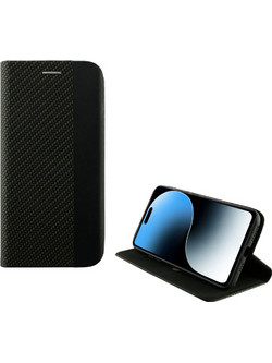 Idol 1991 Elite Anti-RFID Flip Cover Black (iPhone 16 Pro)