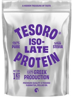 Tesoro Isolate Unflavored Πρωτεΐνη Ορού Γάλακτος Γράμμωσης 1kg