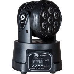 N-Gear MWL7 Move Φωτορυθμικό Προβολέας Wash LED DMX με Ρομποτική Κεφαλή RGBW