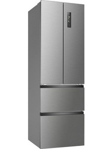 Bomann KG7354IX Ψυγείο Ντουλάπα 400lt Full No Frost Υ190.8xΠ60xΒ63.8cm Inox