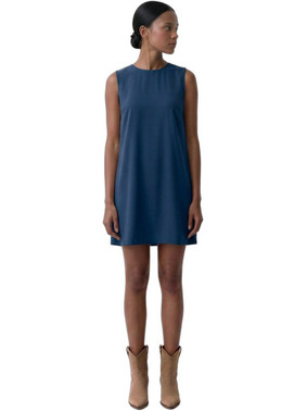 Helmi Mini Καθημερινό Φόρεμα Navy Μπλε 58-05-050