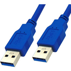 Lancom 04.001.0149 Καλώδιο USB-A Male 3.0 to USB-A Male 1.5m Blue 2τμχ