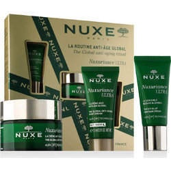 Nuxe Nuxuriance La Routine The Global Anti-Aging Cream 15ml + The Global Anti-Aging Night Cream 50ml + The Eye & Lip Contour Cream 15ml