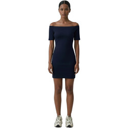 Helmi Mini Καθημερινό Φόρεμα Μεταξωτό Navy Μπλε 58-05-110