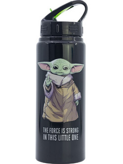 Stor Mandalorian Grogu Παιδικό Παγούρι Αλουμινίου Μαύρο 730ml