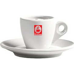 Tiziano Bonini Φλιτζάνι Espresso & Ελληνικού Καφέ Πορσελάνης Λευκό 70ml TBAA6