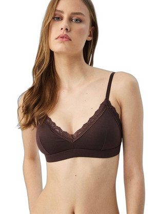 Minerva Bralette χωρίς Μπανέλα Σοκολατί 90-8152B-254
