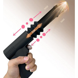 Kinksters Fuck Gun Δονητής 25cm Μαύρος