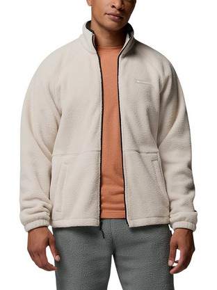 Columbia Ανδρική Ζακέτα Fleece με Φερμουάρ Μπεζ 2176101-278