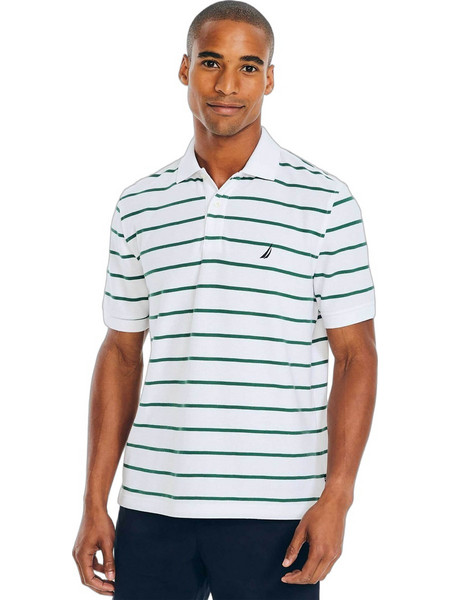 Nautica Ανδρική Μπλούζα Polo Κοντομάνικη Λευκή 3NCK38108