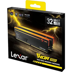 Lexar Thor 2.0 RGB 32GB (2X16GB) DDR5 RAM 6000MHz C38 Black