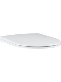 GROHE Essence Καπάκι Λεκάνης D-Shape Πλαστικό Slim Soft Close Λευκό 39577000