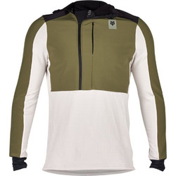 Fox Racing Ανδρικό Φούτερ με Κουκούλα Μπεζ Χακί 31480-099
