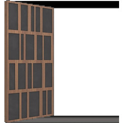 Vicoustic VicPattern Ultra Beat XL Ηχοαπορροφητικά Πάνελ 119x59.5x5cm 2τμχ Natutal Walnut