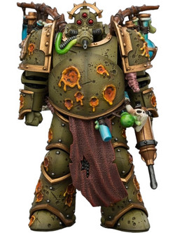 JOY TOY Warhammer 40000 Death Guard Biologus Putrifier 12cm
