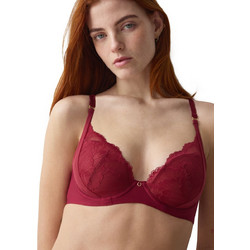 Triumph Love in Lace Σουτιέν με Ελαφριά Ενίσχυση με Μπανέλα Κόκκινο 10228632-6845