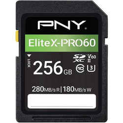 PNY EliteX-Pro 60 SDXC 256GB Class 10 U3 V60 UHS-II 280MB/s