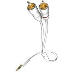 Inakustik Αντάπτορας Ήχου 3.5mm Male to 2x RCA Male 0.5cm