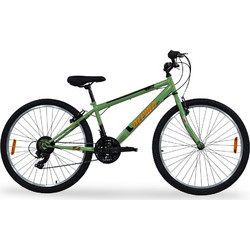 Alpina Rigid S Παιδικό Mountain Bike 26" με 21 Ταχύτητες Χακί Πορτοκαλί