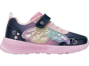 Lelli Kelly Margaux Παιδικά Sneakers με Φωτάκια Navy Μπλε Ροζ LKAL5730-BL01