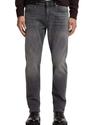 Hugo Boss Delaware Bo Ανδρικό Τζιν Παντελόνι Ελαστικό Slim Εφαρμογή Ανθρακί 50569147-022