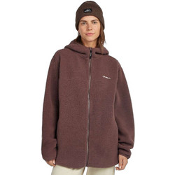 O'Neill Γυναικεία Ζακέτα Fleece Μακριά με Κουκούλα και Φερμουάρ Καφέ 1350095-14535