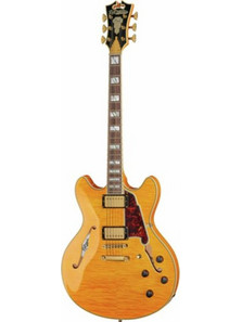 D' Angelico Excel DC Ηλεκτρική Κιθάρα Semi-Hollow με Μαγνήτες HH & Ταστιέρα Rosewood Vintage Natural