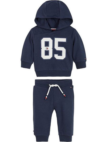 Tommy Hilfiger Βρεφικό Σετ Φόρμας Χειμωνιάτικο Navy Μπλε KN0KN01278-C87