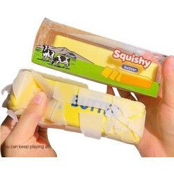 Wax Butter Stick Jumbo Squishy Κίτρινο