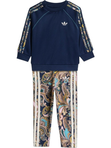 Adidas Liberty London Βρεφικό Σετ για Κορίτσι Χειμωνιάτικο Navy Μπλε KU9714